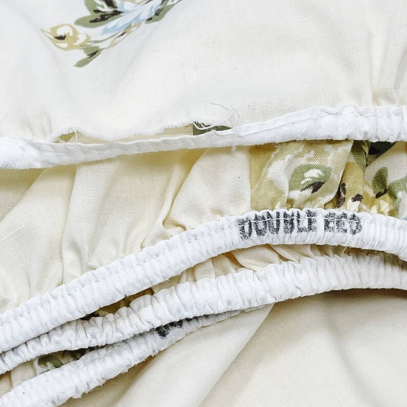 Vintage Floral Sheet DOUBLE FITTED Full Jcpenney Etsy