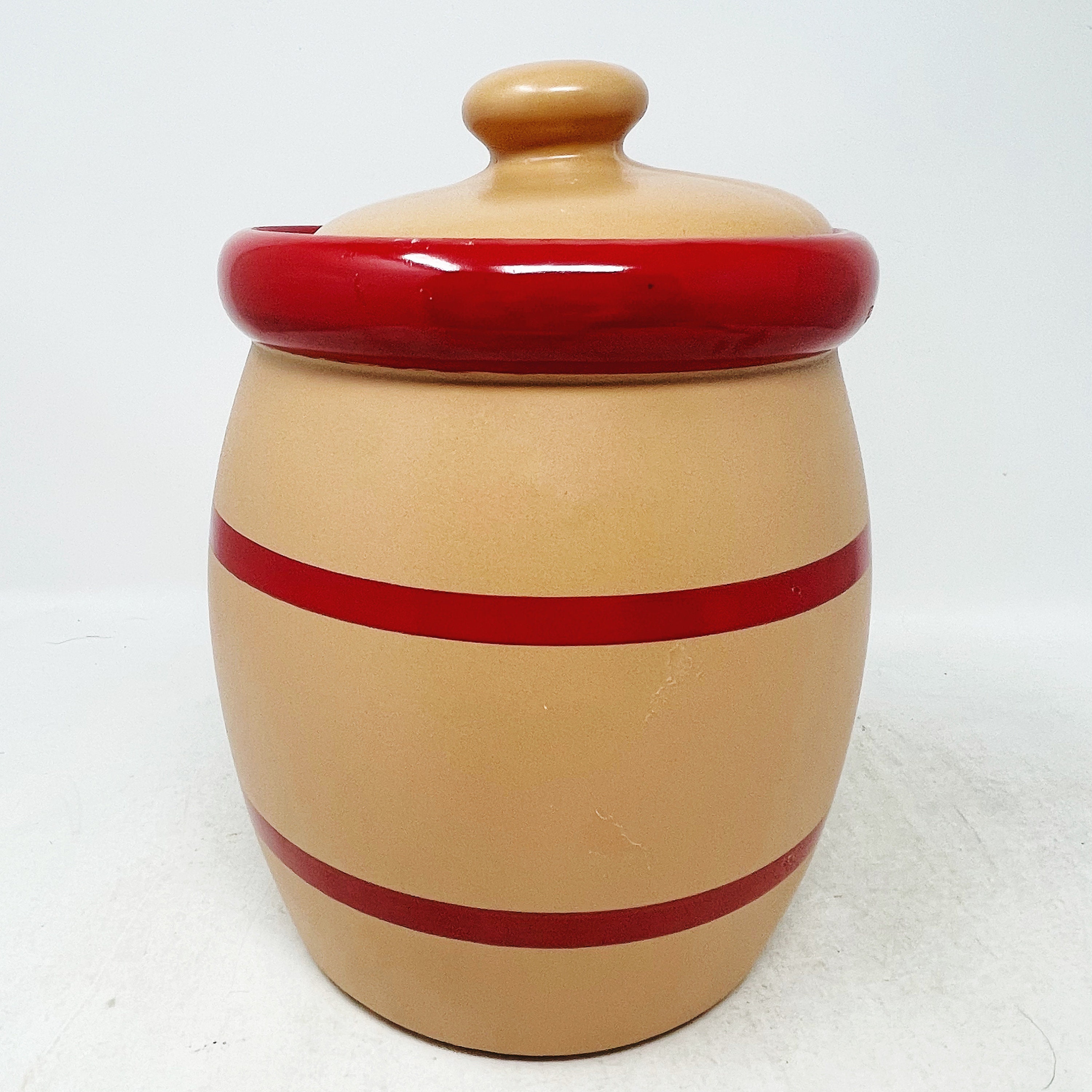 Nabisco Cookie Jar 1978 Vintage Mccoy Nabisco Red Etsy