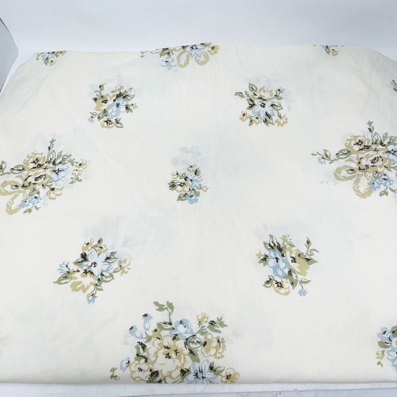 Vintage Floral Sheet DOUBLE FITTED Full Jcpenney Etsy