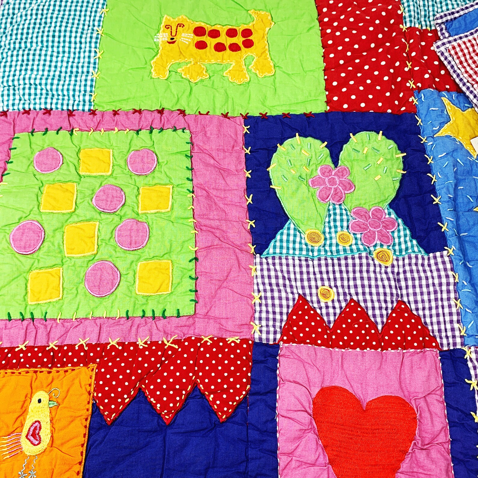 Gingham Baby Quilt Baby Blanket VINTAGE Banian Baby Etsy