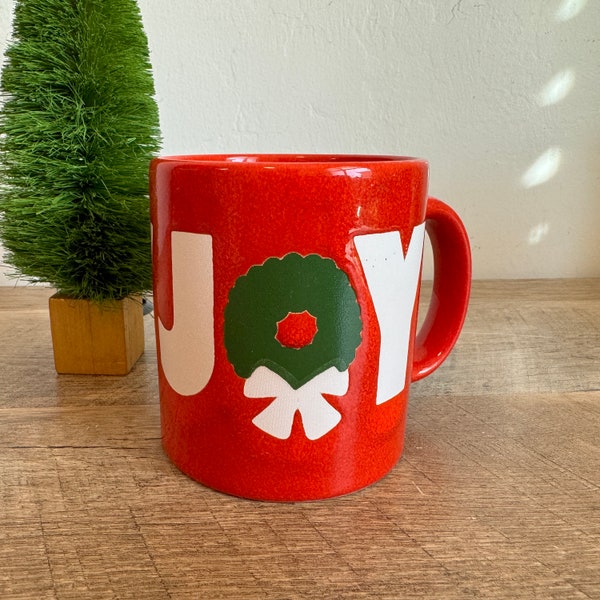 Christmas Waechtersbach Mug - Joy - W Germany - Waechtersbach Mugs - Vintage