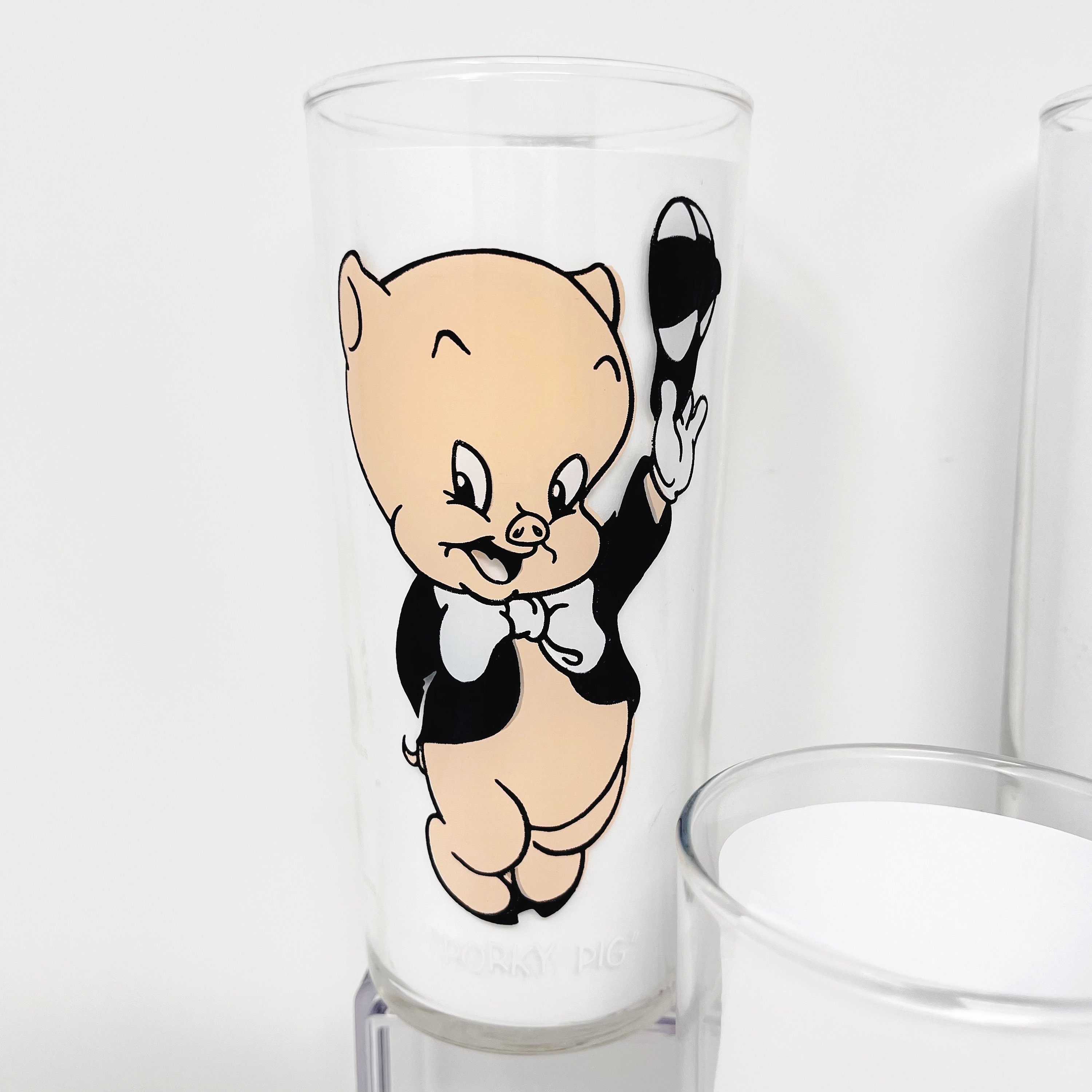 Looney Tunes Glasses - 1973 - 1976 - Pepsi - Warner Bros - Porky