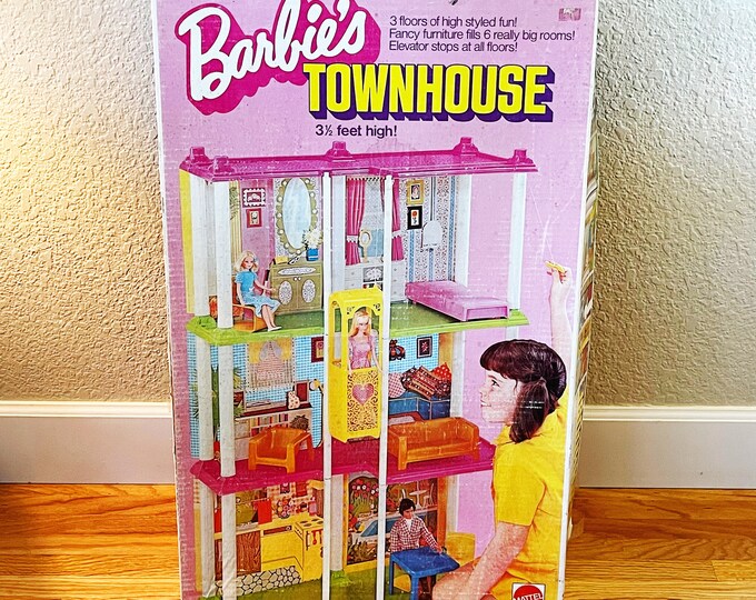 Barbie Townhouse - 1974 - IN ORIGINAL BOX! Barbie House - #7825 ...