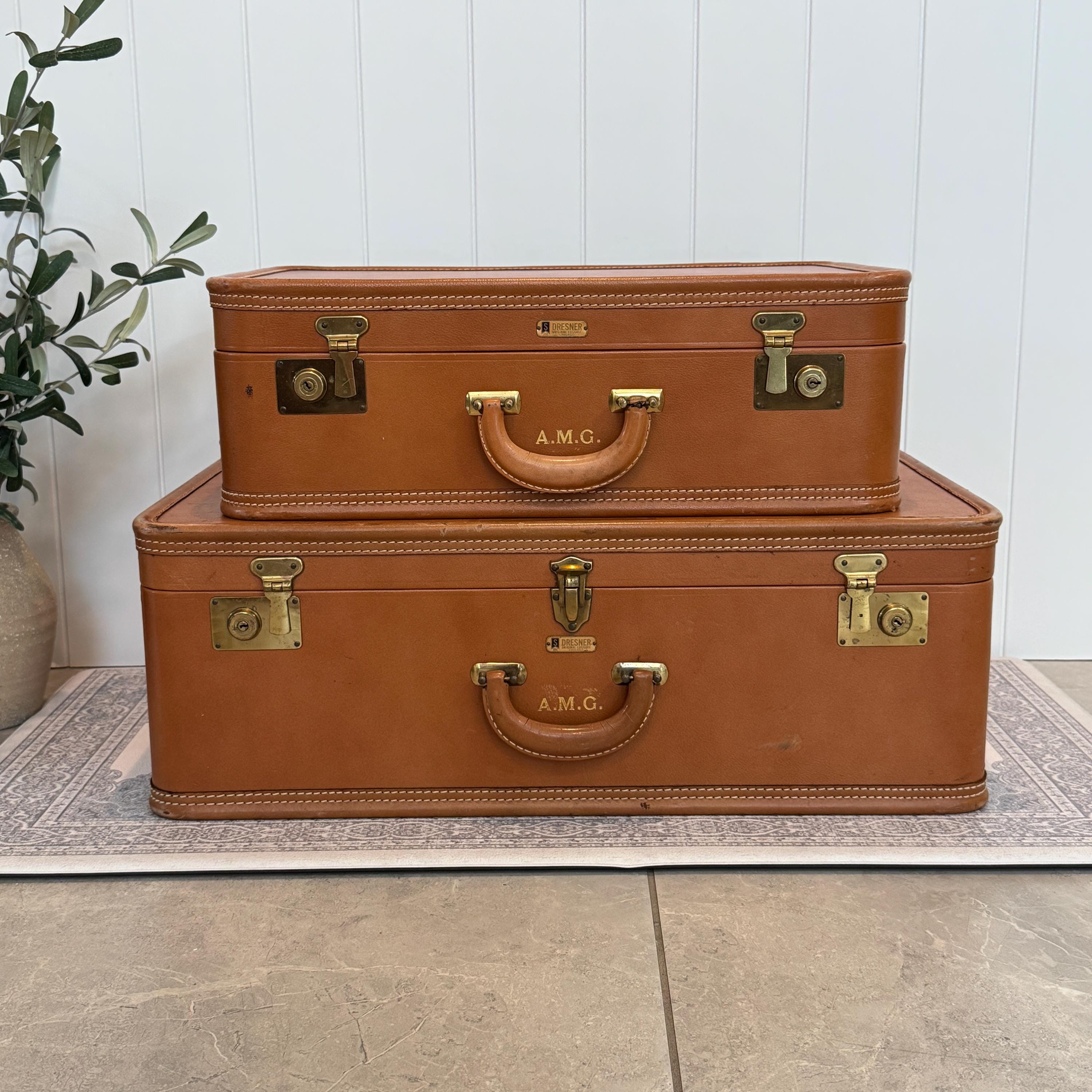 Vintage 1940s Trunk Suitcase - Etsy