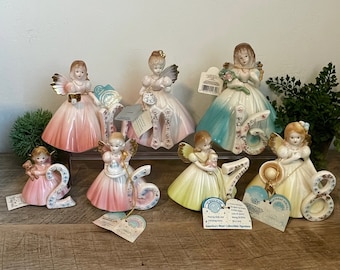 Josef Originals - Birthday Girls - YOU PICK - 2, 6, 7, 8, 10, 11, 16 - Figurine - Birthday - Applause - Josef Figurine - Collector