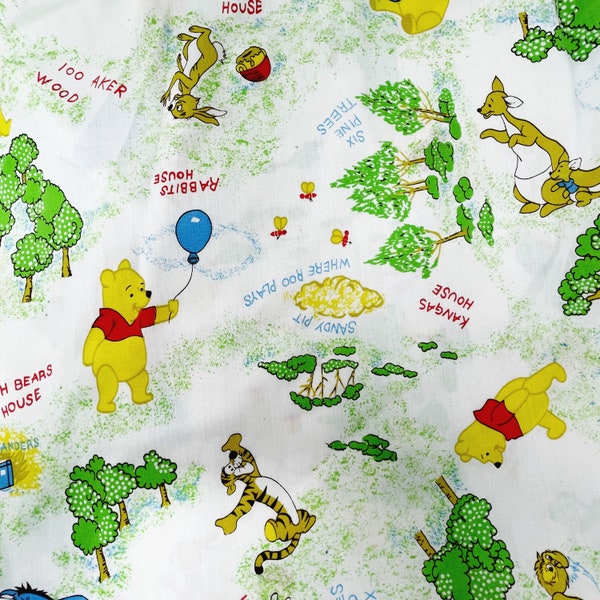 Winnie the Pooh Fitted Sheet - Etsy