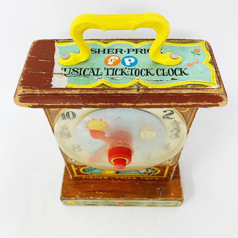 Fisher Price Clock Musical Ticktock Clock Teaching Clock Etsy