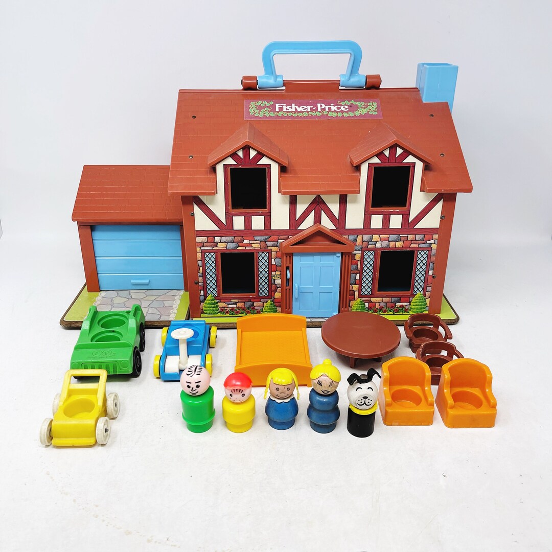 Fisher Price House Tudor Fisher Price Play Family House Etsy
