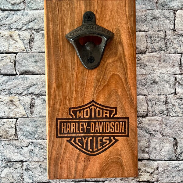 Harley Bottle Opener Etsy