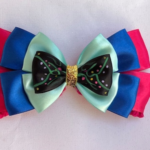 Anna Frozen inspired hair bow