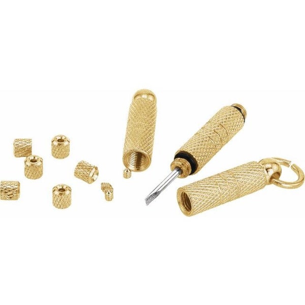 10 piece Bullett Scrimp Kit Set Scrimp Findings with Screws and Screw Driver