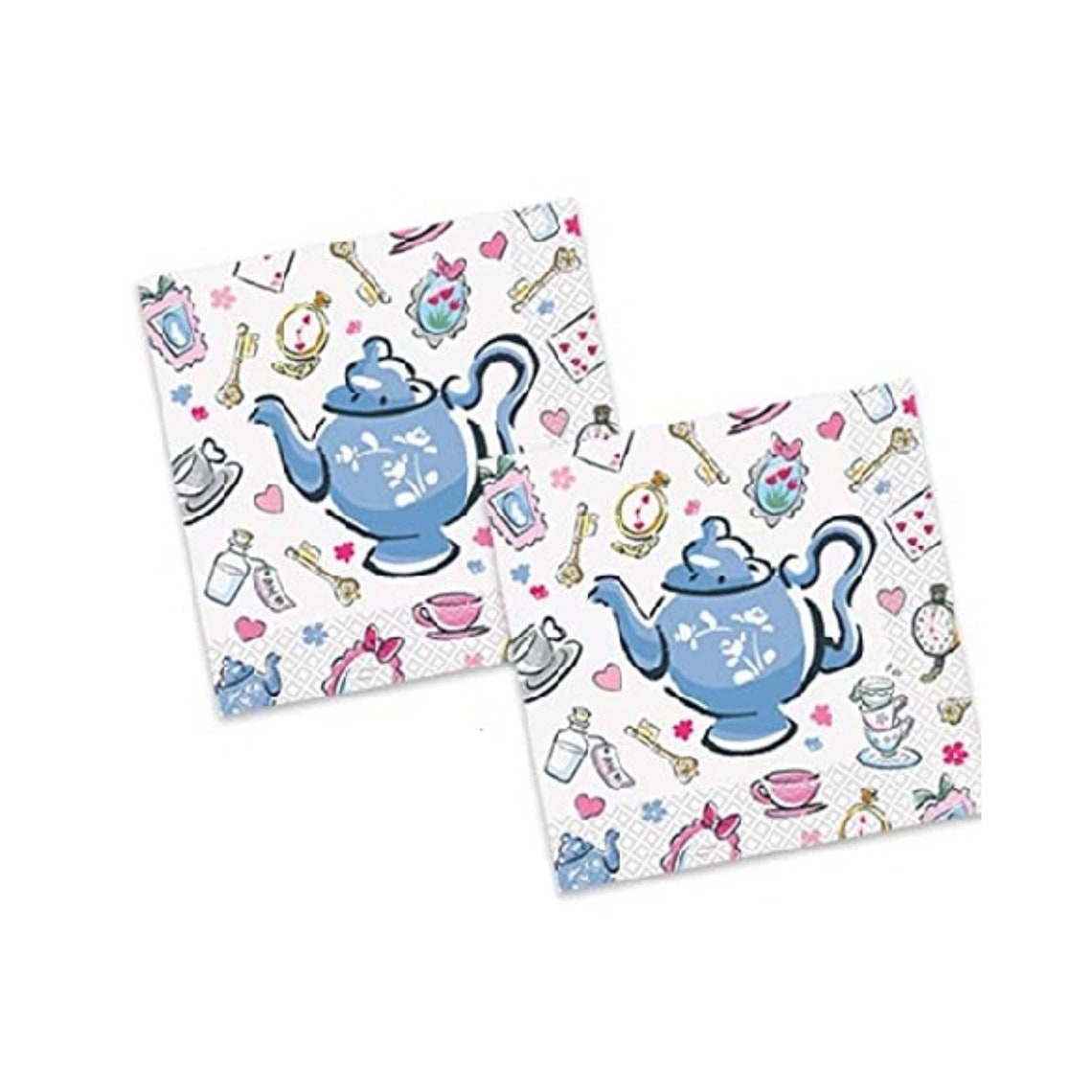 Alice In Wonderland Paper Napkins 16ct paper plates for an Etsy