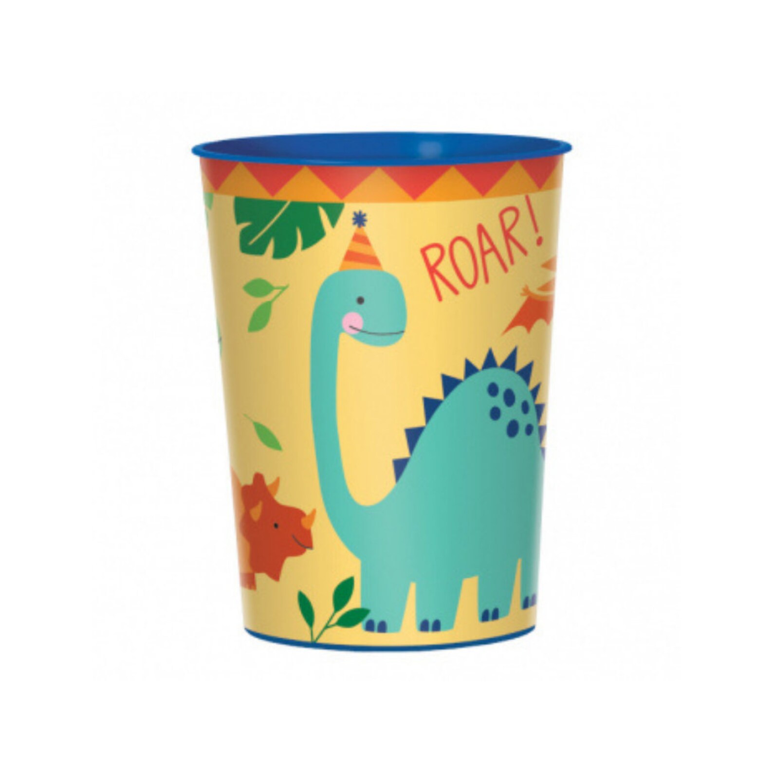 16oz Little Dinosaur Plastic Cup 1ct dinosaur favor cup for Etsy
