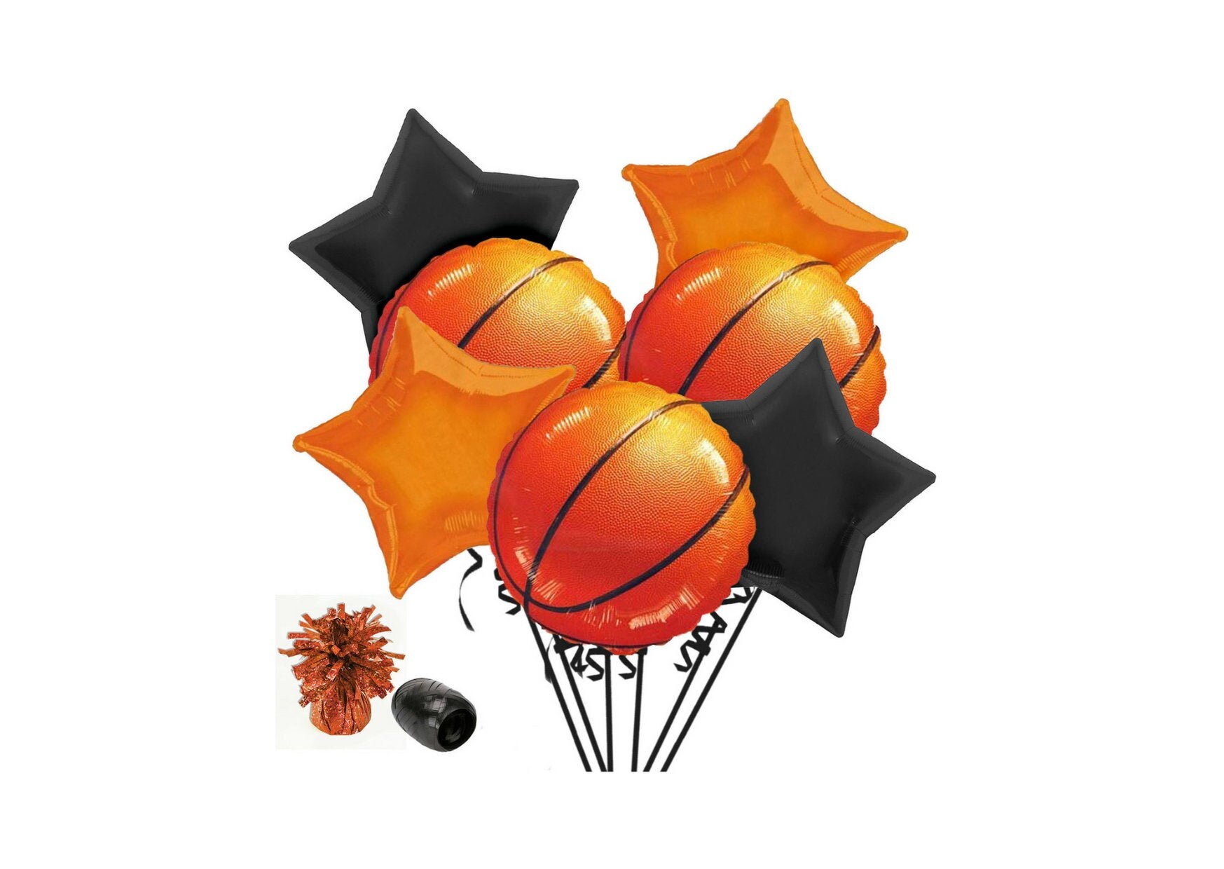 Basketball Balloon Bouquet Kit 7ct sports birthday party Etsy