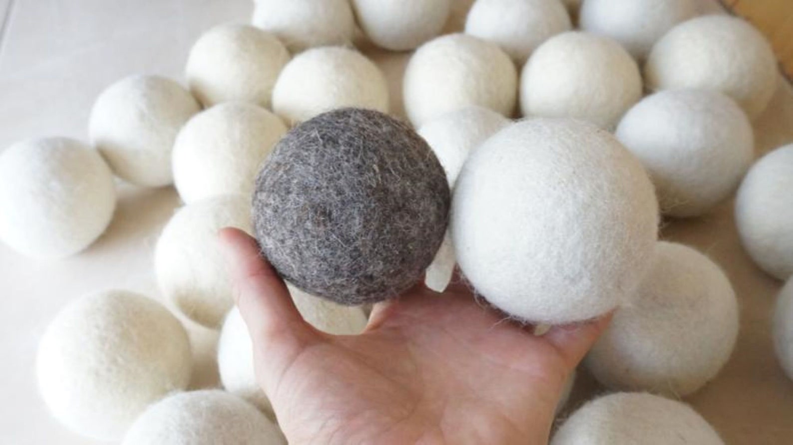 Wool Felt Dryer Balls Extra Large Balls. Handmade Natural Etsy