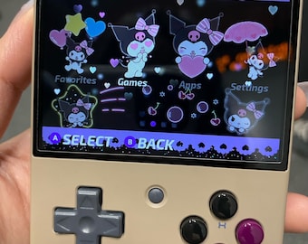 Black and Purple Cartoon Theme for Miyoo Mini Plus - Custom Installation Guide