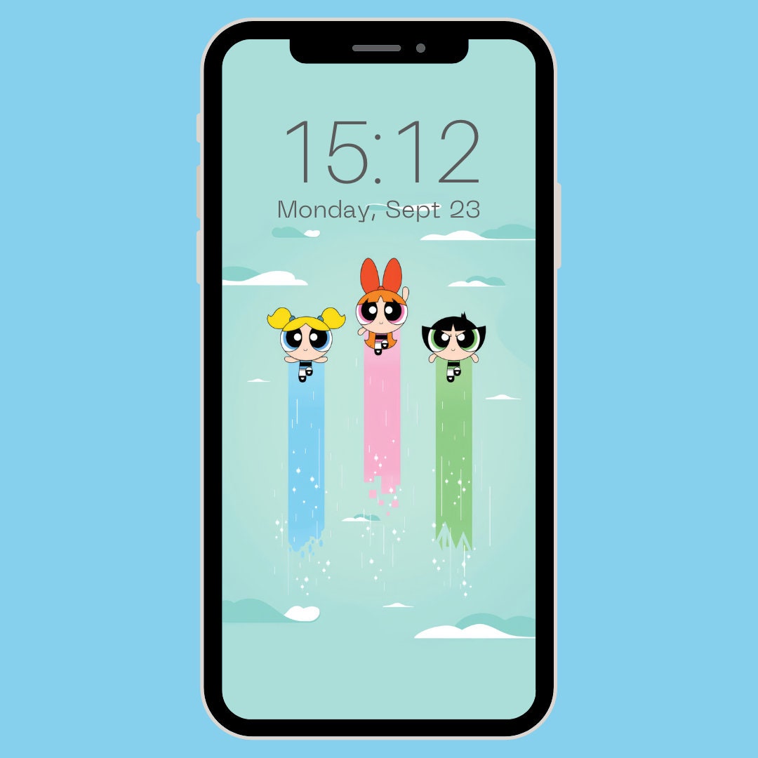 42 Cute Cartoon iPhone Wallpaper Bundle, Cute Lock Screen, Samsung Phone Background High Resolution Wallpaper- Digital Download