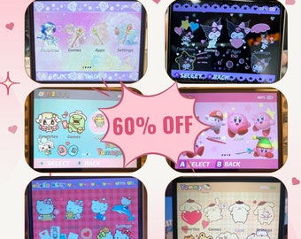 6 Cute Miyoo Mini Plus Theme Bundle - Custom Installation Guide
