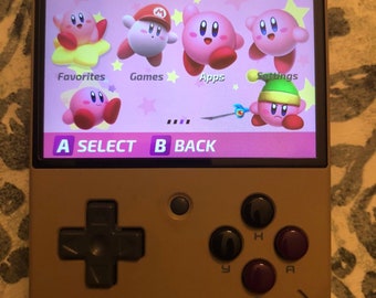 Pink Japanese Cartoon Theme for Miyoo Mini Plus - Custom Installation Guide
