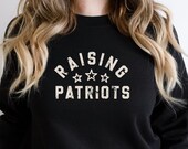 Raising Patriots SVG for shirt, commercial use svg, patriotic mama png, American mama svg, conservative svg for women, parenting svg cricut