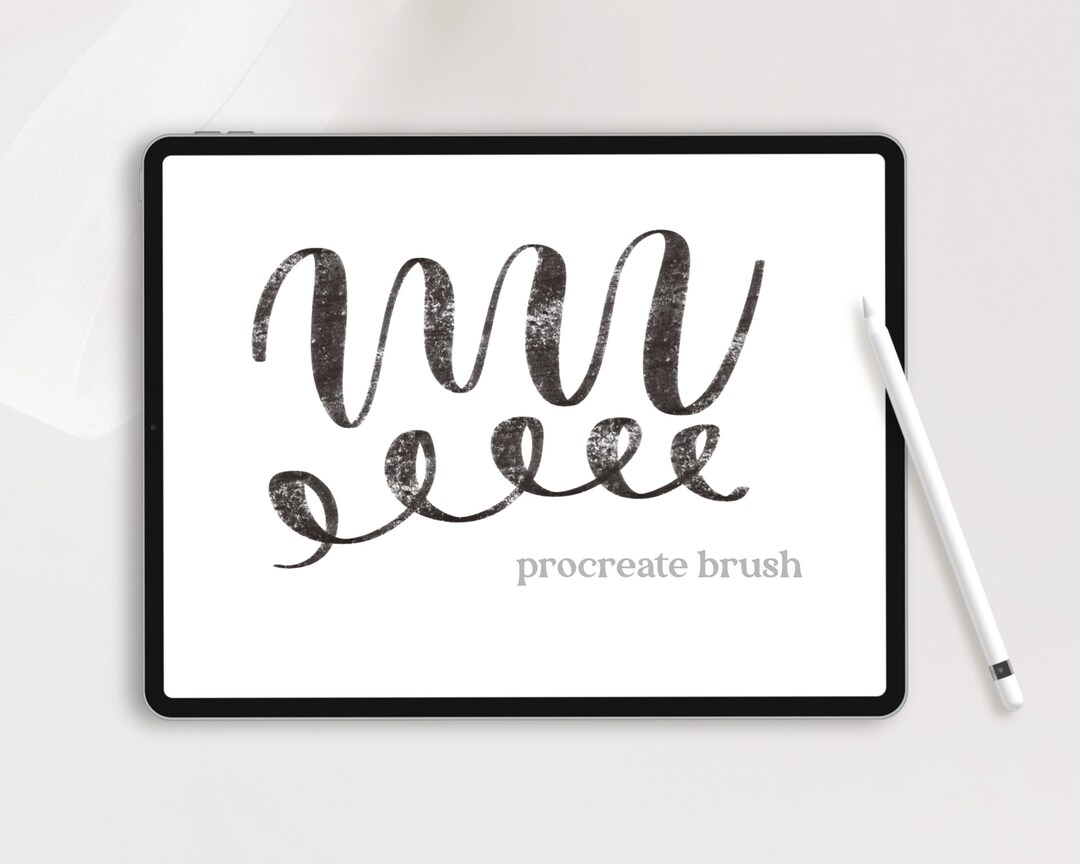 Procreate Lettering Brush for iPad Calligraphy, Digital Calligraphy ...