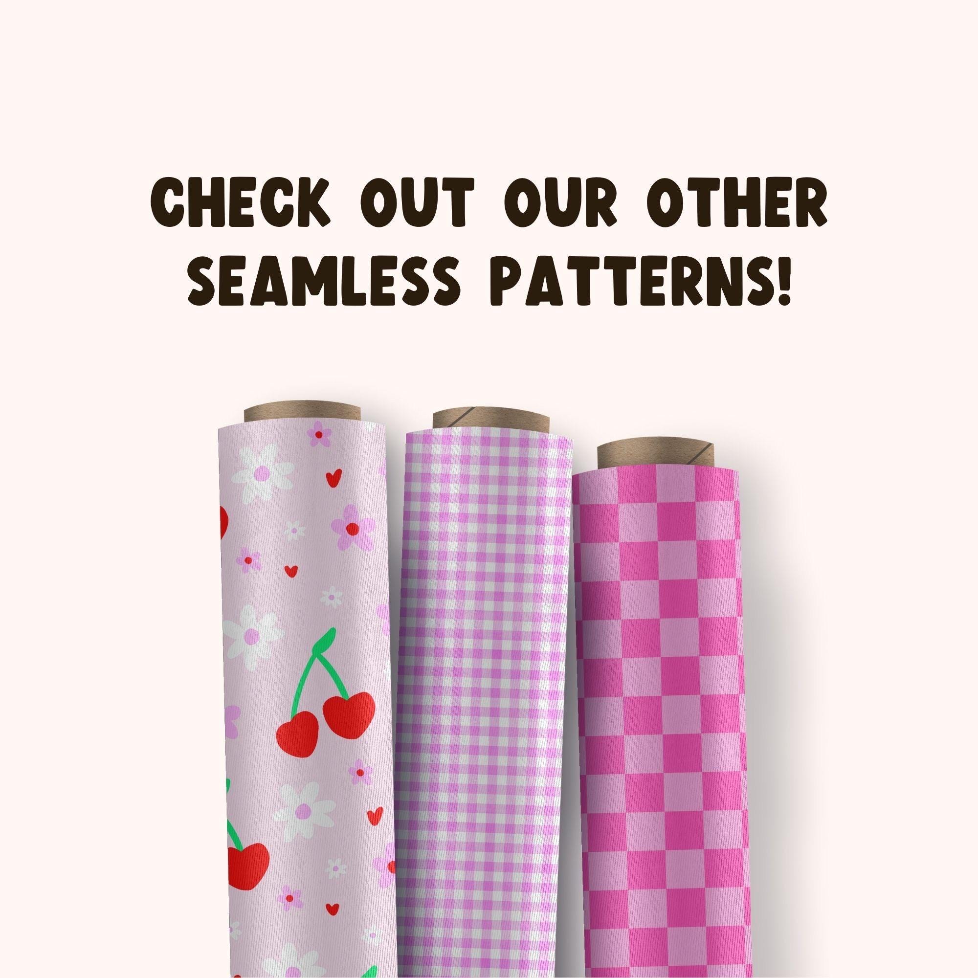 Checkered Pink Seamless Pattern, Preppy Checker Print Digital Paper ...