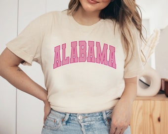 Vintage Varsity Alabama png for sublimation, Trendy Travel state distressed design for UA Bama Gulf Coast, commercial use Dixie clipart file