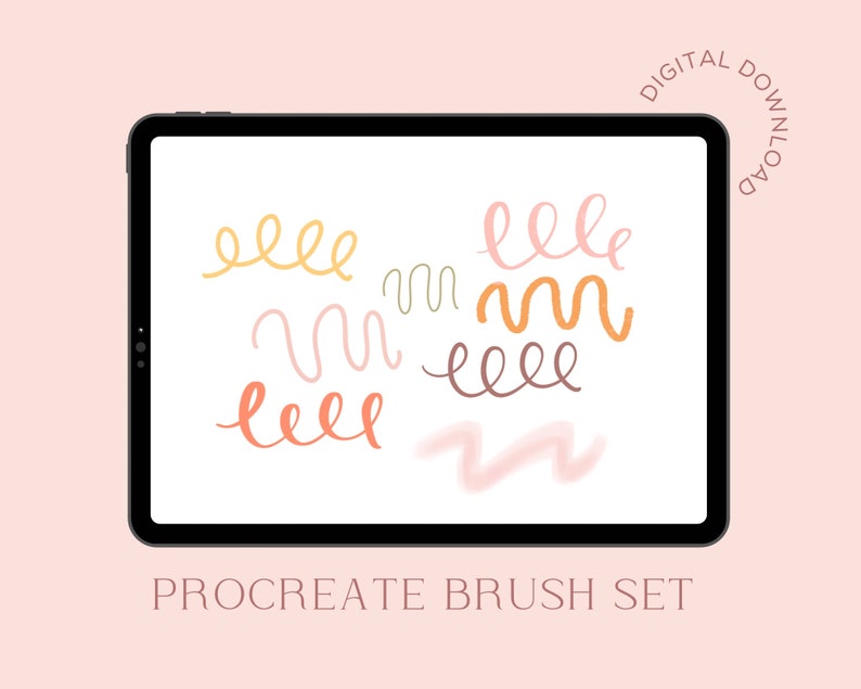 Pen Inspired Procreate Brush Bundle Fineliner Brush Gel Pen Etsy