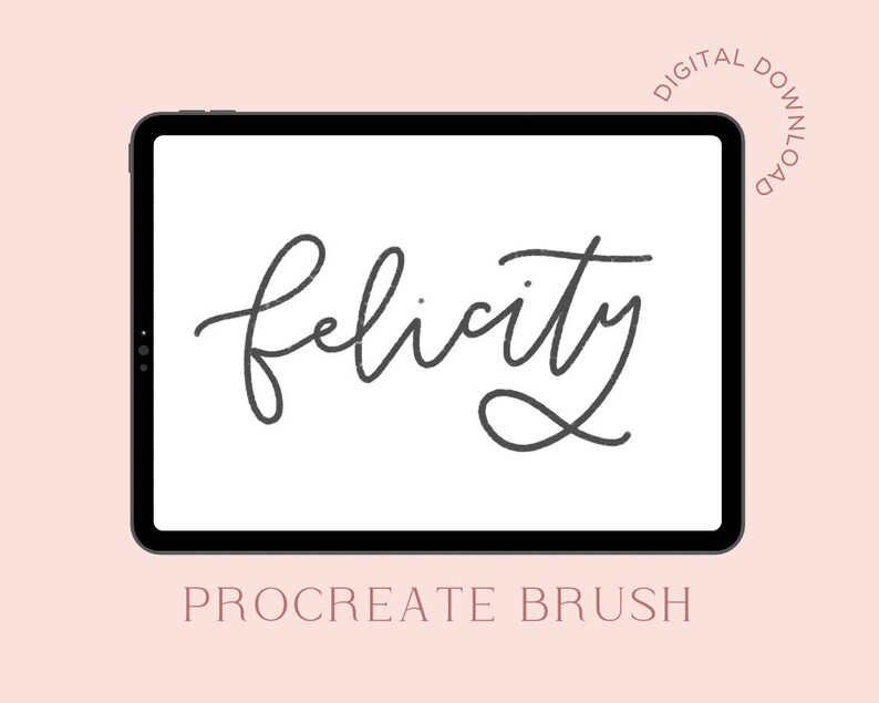 Pen Inspired Procreate Brush Bundle Fineliner Brush Gel Pen Etsy