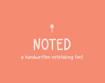 Cute Handwritten Procreate Font, Girly Teacher Classroom Crafting Handwriting Cricut Fonts, Digital Planner Supplies for Goodnotes iPad