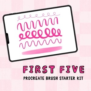 Procreate Brush Starter Kit, Procreate Brushes for Illustration, Drawing Brush Bundle, Painting Brush Set, Beginner Artist Brushes