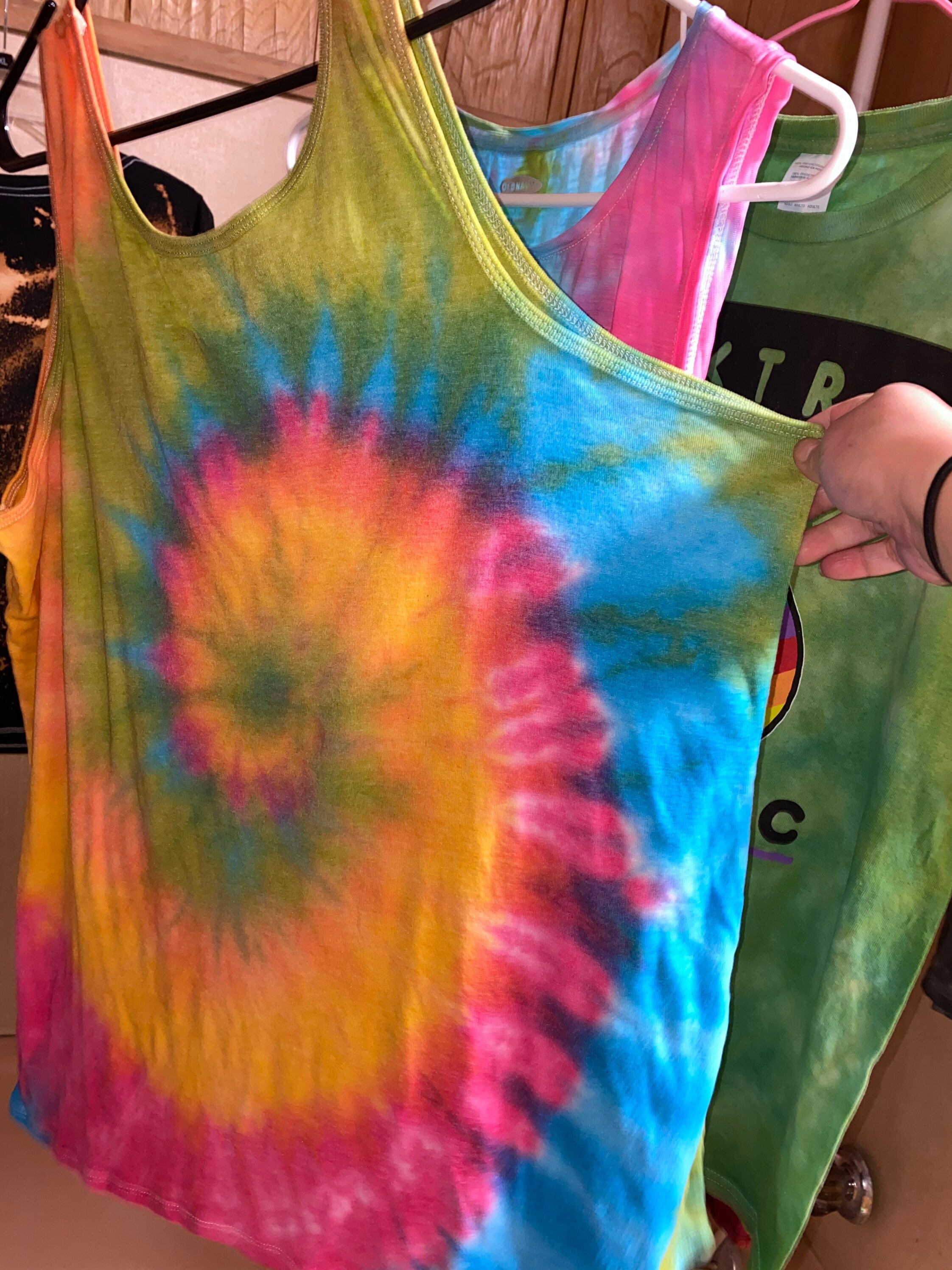 Back to the 90s Tie Dye Tank Top Etsy