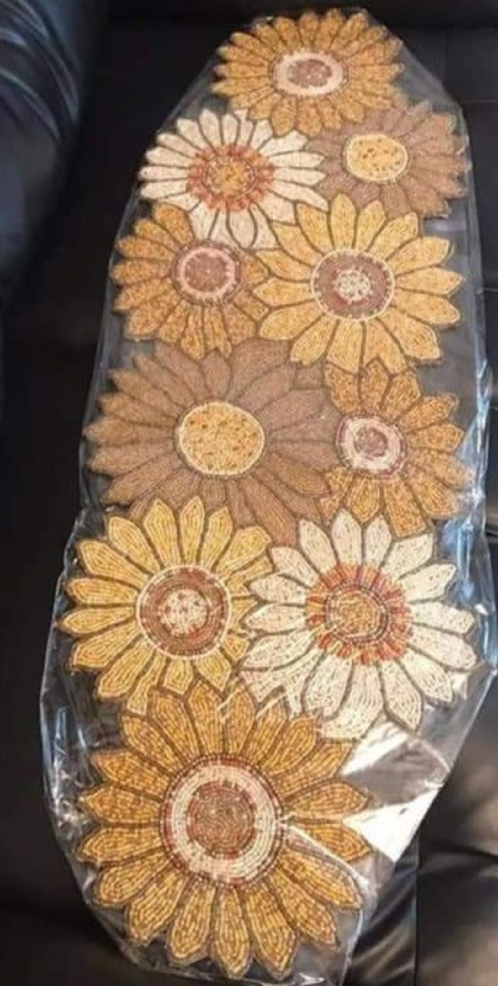 Handmade Table Runner And Placemats Set Beaded Dining Set Etsy