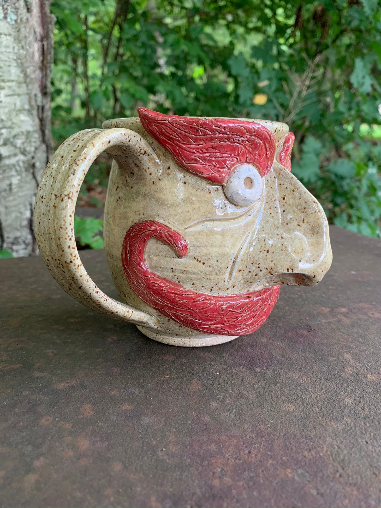 Handmade wheel thrown pottery mug Etsy