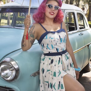 Mid Century Set / Pinup Set / Pinup skirt / Pinup top / Pinup short / Mid Century Clothes / 1950&#39;s style / vintage inspired /