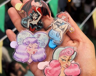 Pinup Hairclip / Pinup Accesories / Hair clip / Rockabilly accesories / Pinup hairstyle