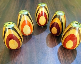 Egg shape kaleidoscope Brass and Wood kaleidoscope Lot of 5 unique kaleidoscope best gift for all