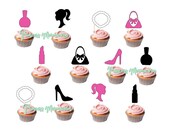 Barbie Cupcake Topper