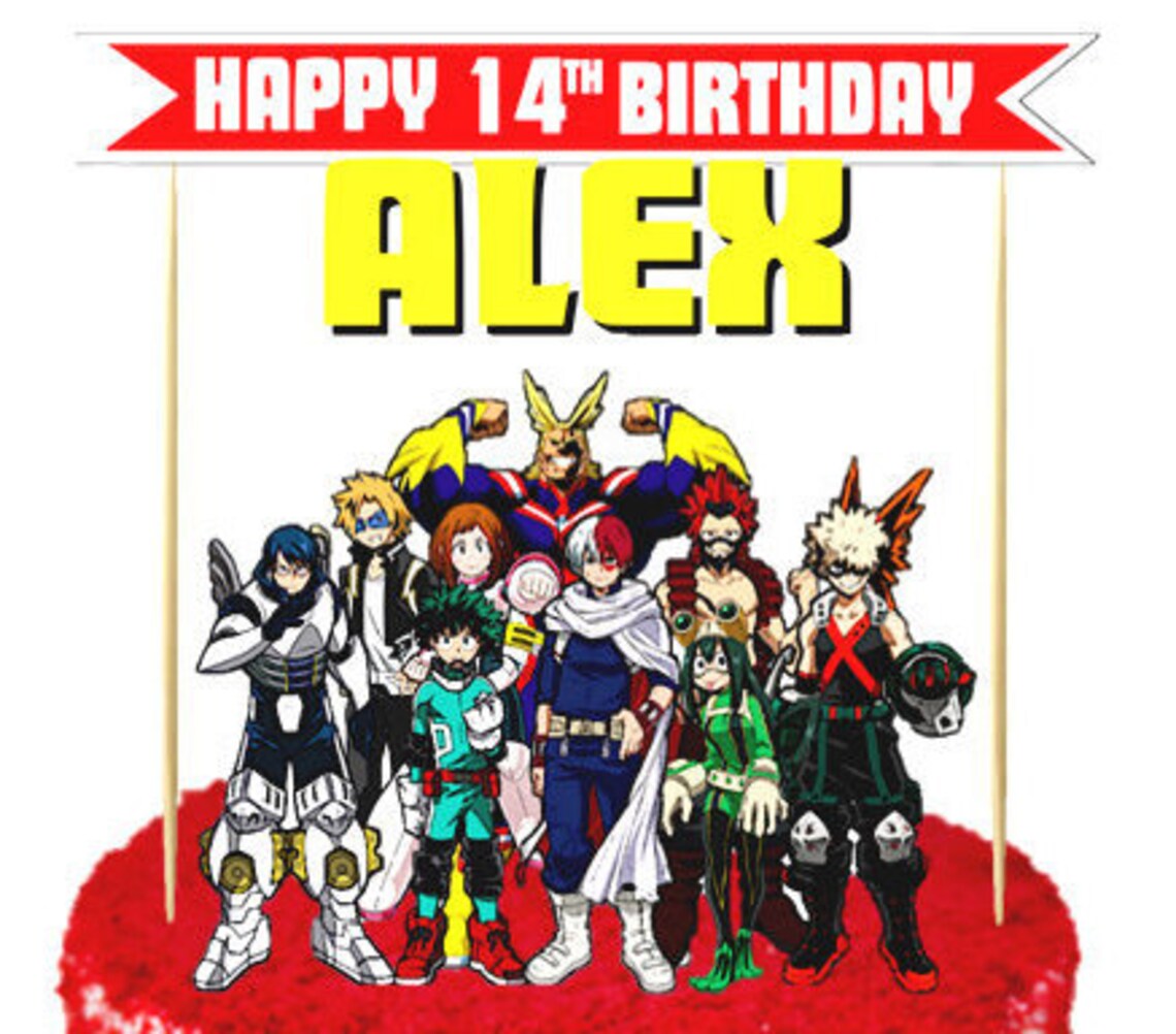 my-hero-academia-cake-topper-etsy