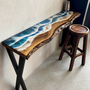 Tall Entry Way, Hallway Accent Table, Narrow Console Table, Entry Way Table, Console Sofa Table, Handmade Furniture, Table for Living Room