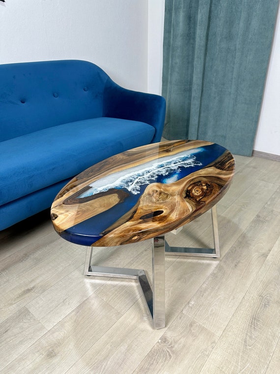 Decorazione Da Tavolo A Catena Con Nodi In Resina - 3 Maglie Finto Legno Per Casa, Ufficio, Mensole