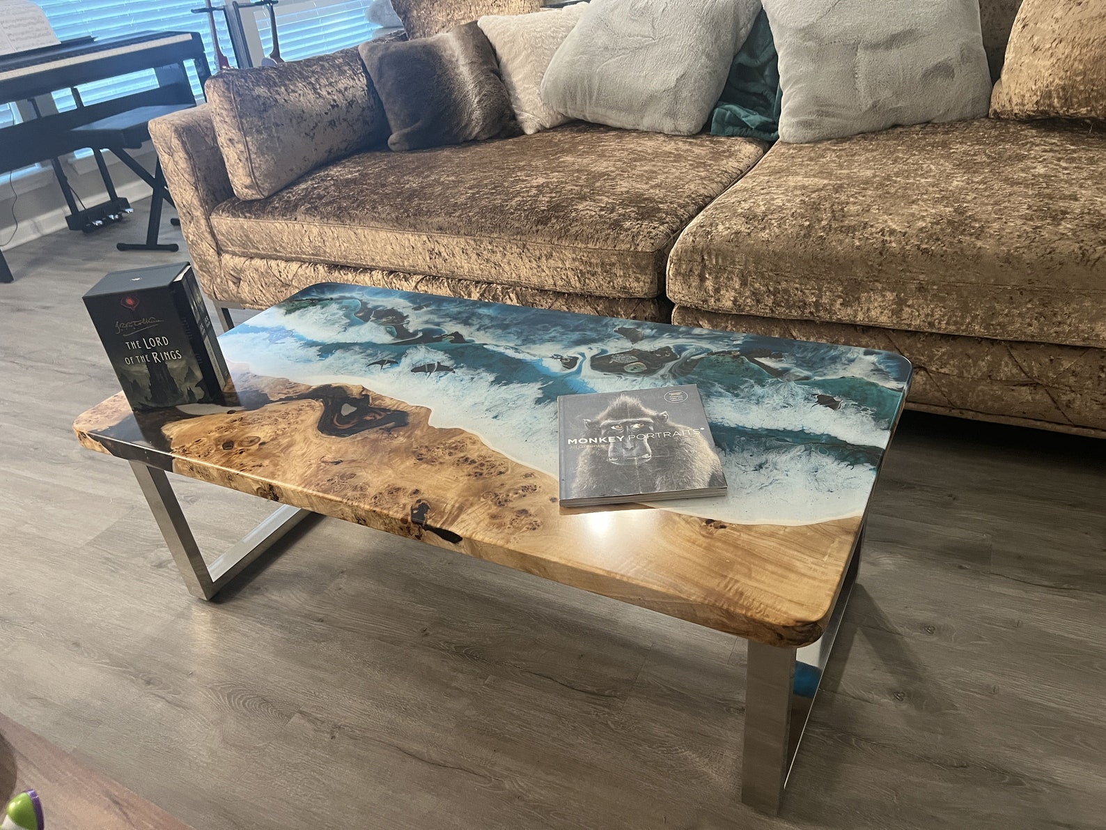 Ocean Epoxy Table Epoxy Resin Table Epoxy Kitchen Table End Etsy