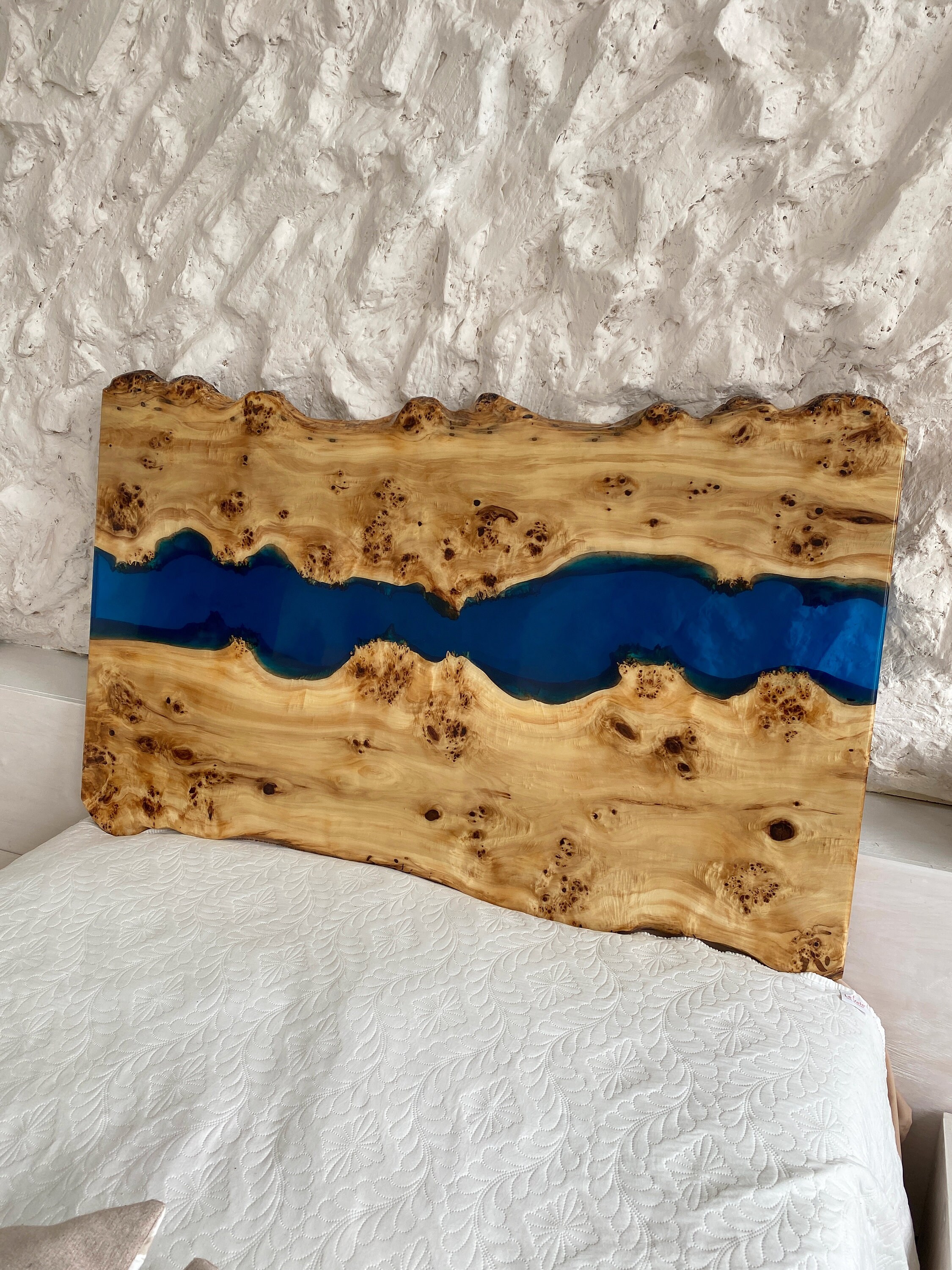 Bed Headboard Epoxy Bedhead Epoxy Bed Rail Epoxy Bedroom Etsy UK