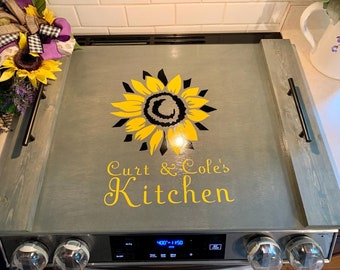 Stove Top Cover, Stove Cover, Stove Top Cover Board, Stovetop Cover, Stove, Stove Cover for Electric Stoves, Stove Top, Personalized Decor