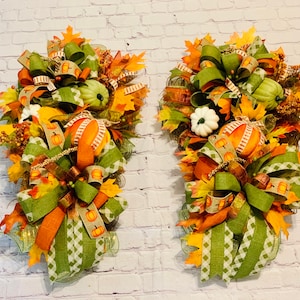 Wreath, Wreaths for Front Door, Wreaths for Fall, Wreaths Thanksgiving Wreath, Pumpkin Wreath, Autumn Wreath, Thanksgiving Wreath, Fall