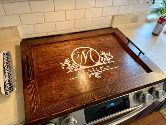 Personalized & Custom Wooden Stove Top Cover