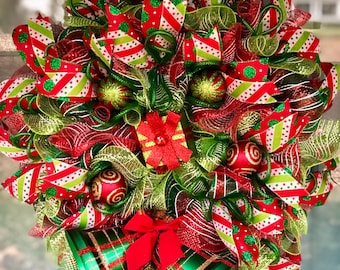 Wreaths for Front Door, Wreaths for Winter, Christmas Wreath, Holiday Decor Wreath, Christmas Decor, Christmas Holiday Wreaths, Christmas