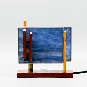 Add a touch of Frank Lloyd Wright to your home or office with our Arizona Mission accent lamp/night light.