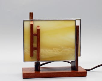 The Arizona Mission Lamp: A touch of Frank Lloyd Wright for your home or office.
