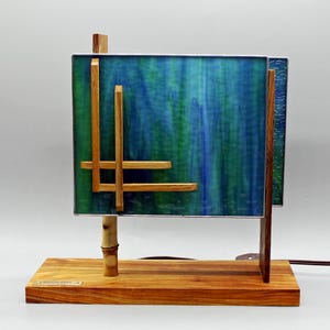 Add a touch of Frank Lloyd Wright to your home or office with our Original Arizona Mission Lamp.